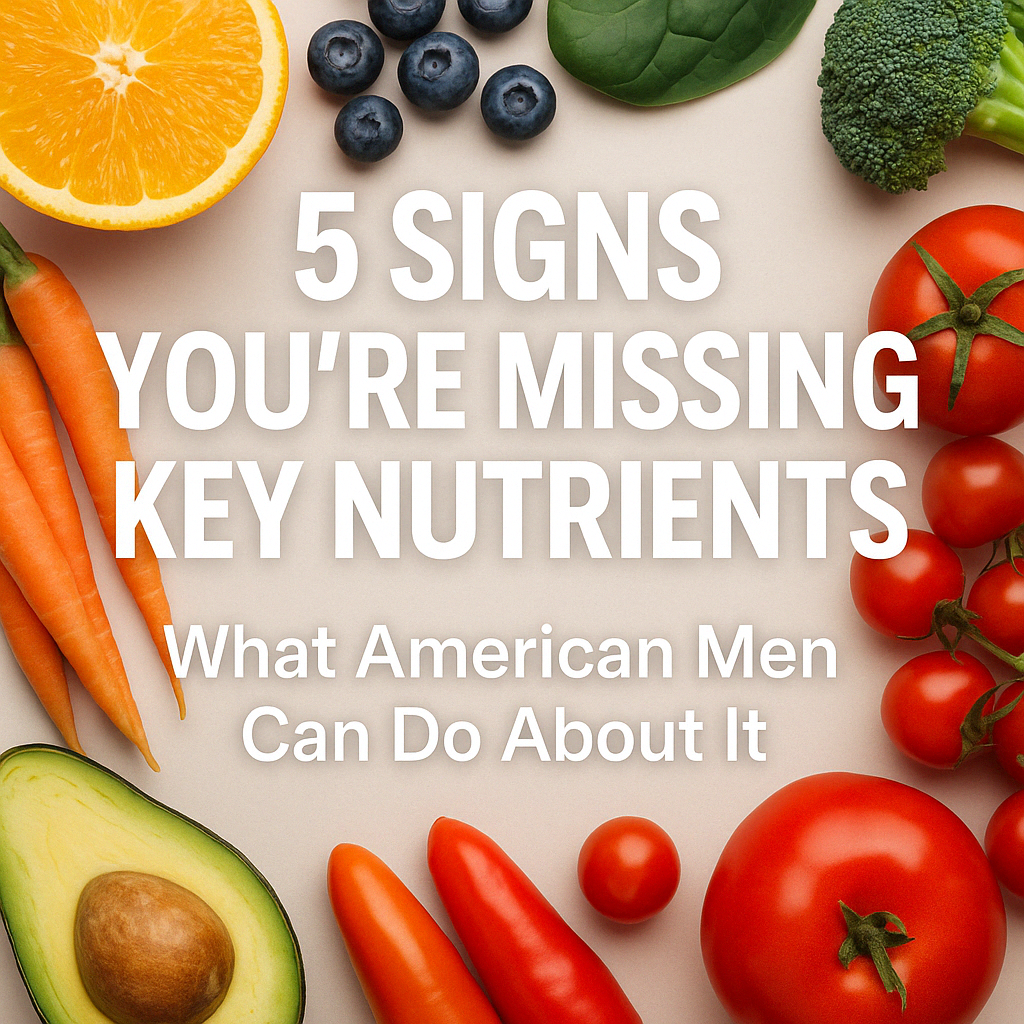 5 Signs You’re Missing Key Nutrients (And What American Men Can Do About It)